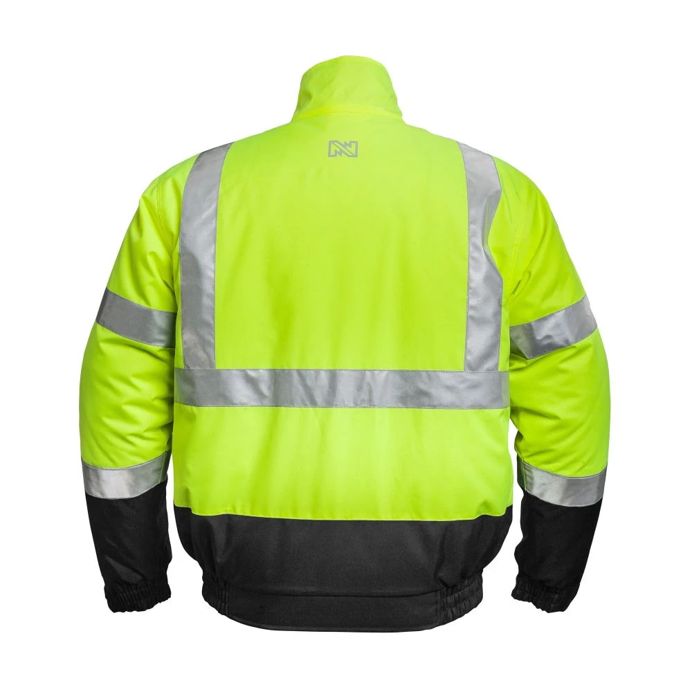 'Fieldsheer' Men's Hi-Vis Heated Jacket - Hi-Vis Yellow 3 'Fieldsheer' Men's Hi-Vis Heated Jacket - Hi-Vis Yellow - Image 3