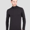 'Terramar' Men's 2.0 Thermolator® Performance Half Zip - Black
