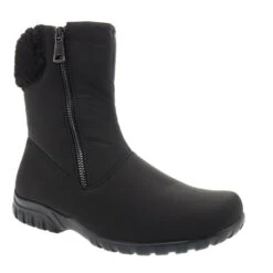 'Propet USA' Women's Dani Mid Winter Boot - Black -Travs Outfitter Store WBA005N DaniMid BLK 3V zoom