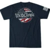 'Howitzer' Men's "We Circle" T-Shirt - Midnight Blue