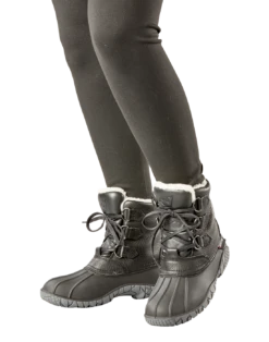 'Baffin' Women's 8" Yellowknife Insulated WP Boot - Black -Travs Outfitter Store YELLOWKNIFE BB1 ONFOOT 002