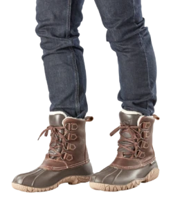 'Baffin' Men's 12" Yellowknife Insulated WP Boot - Brown -Travs Outfitter Store YELLOWKNIFE BBJ ONFOOT