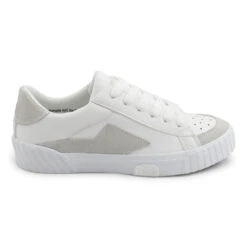 'Blowfish Malibu' Women's Willa Sneaker - White / Light Grey -Travs Outfitter Store ZS 1365 WILLA WTGFS 2