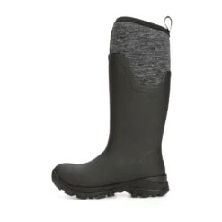 'Muck' Women's 16.9" Arctic Ice AGAT WP Tall Boot - Black / Jersey Heather -Travs Outfitter Store as2tv 100 Left
