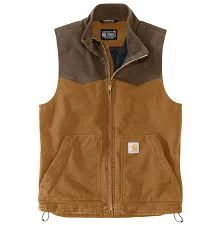 'Carhartt' Men's Rugged Flex Duck Insulated Vest - Brown