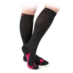 'Powerstep' Women's G2 Recovery Sock - Black -Travs Outfitter Store g2 womens legs 1