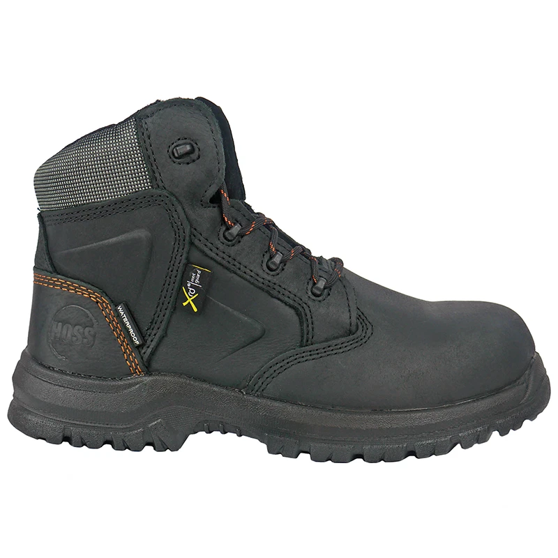 'Hoss Boot' Men's 6" Prowl Int. MetGuard EH WP Comp Toe - Black 1 'Hoss Boot' Men's 6" Prowl Int. MetGuard EH WP Comp Toe - Black