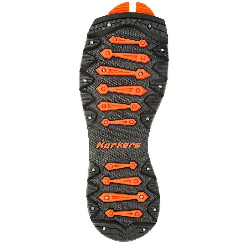 'Korkers' Men's ICETRAC Studded Rubber Lug Outsole - Black / Orange 1 'Korkers' Men's ICETRAC Studded Rubber Lug Outsole - Black / Orange