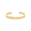 'OMG Bling' Women's Mom Cuff Bracelet - Gold