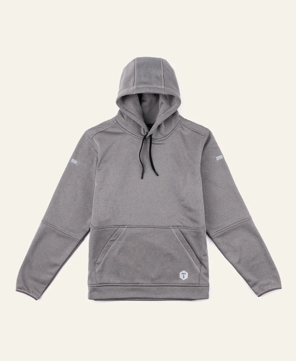 'Truewerk' Men's M2 Grid Pullover Hoodie - Heathered Grey 1 'Truewerk' Men's M2 Grid Pullover Hoodie - Heathered Grey