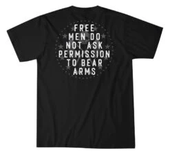 'Howitzer' Men's Permission Short Sleeve Tee - Black