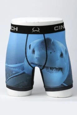 'Cinch' Men's 6" Shark Boxer Briefs - Multi