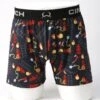 'Cinch' Men's 5" Firehose Boxer Briefs - Navy