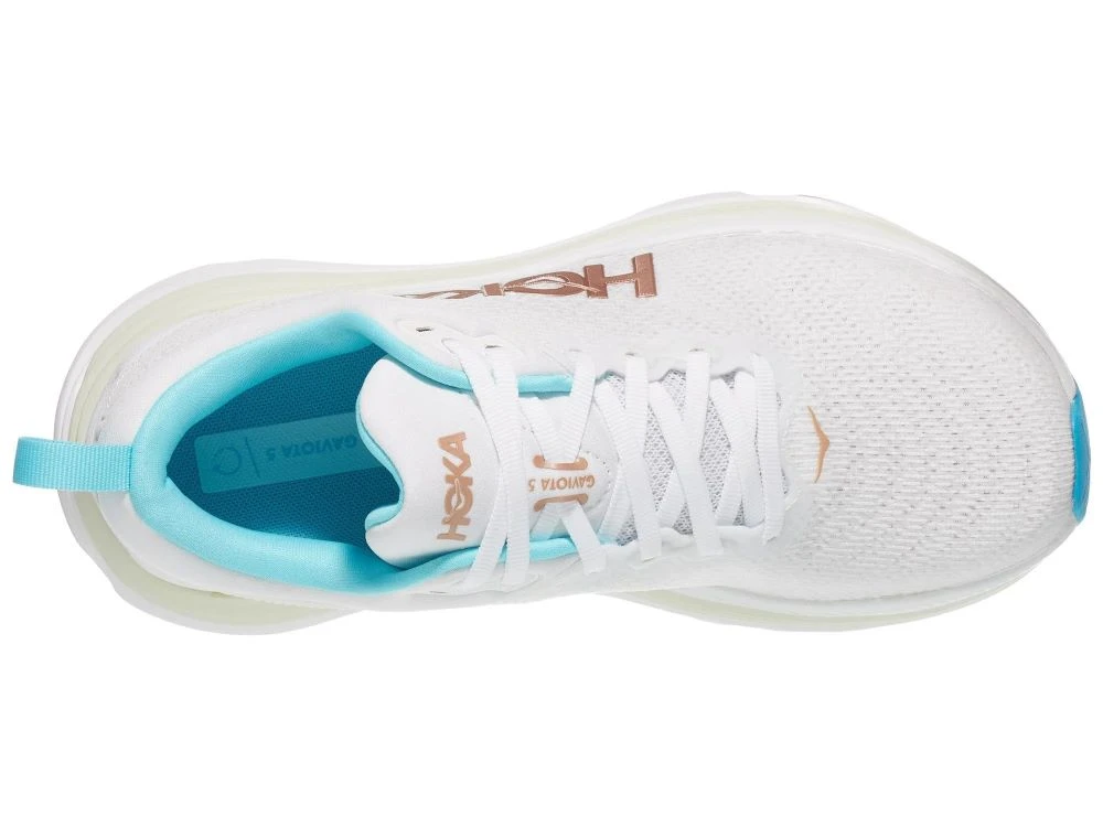 'HOKA' Women's Gaviota 5 - Frost / Rose Gold 2 'HOKA' Women's Gaviota 5 - Frost / Rose Gold - Image 2