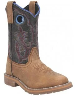 'Dan Post' Children's 8" Rye Western Square Toe - Tan (Sizes 8.5C-3Y) -Travs Outfitter Store s l1600 1 26549580 4c21 45dc 967f 260e2c7d3d47