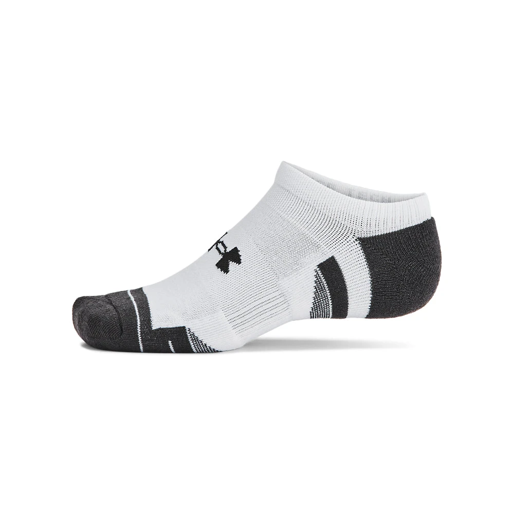 'Under Armour' Performance Tech 6 PK Crew No Show - White 2 'Under Armour' Performance Tech 6 PK Crew No Show - White - Image 2