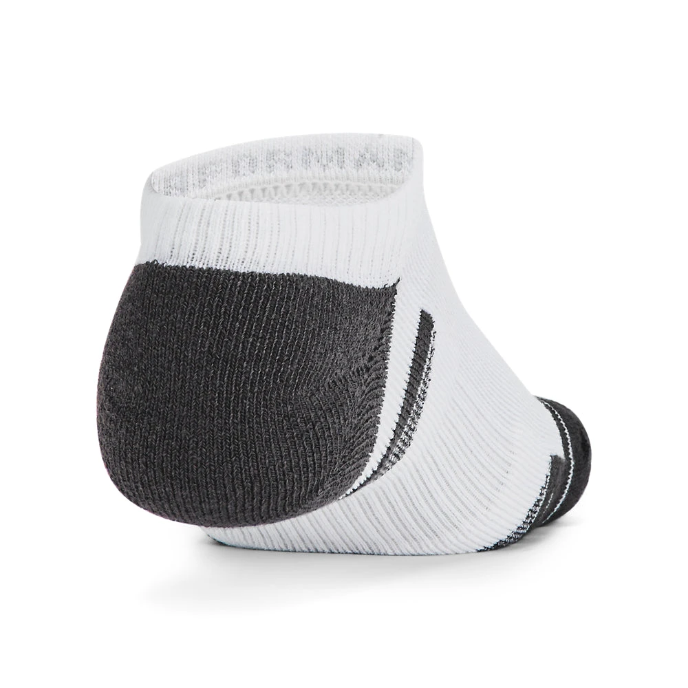 'Under Armour' Performance Tech 6 PK Crew No Show - White 3 'Under Armour' Performance Tech 6 PK Crew No Show - White - Image 3