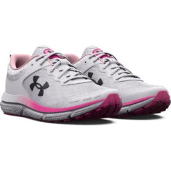 'Under Armour' Women's Charged Assert 10 - White / Rebel Pink / Black -Travs Outfitter Store s7.3026179 102 PAIR