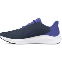 'Under Armour' Women's Charged Pursuit 3 Big Logo - Downpour Grey / Starlight / Black -Travs Outfitter Store s7.3026523 107 A