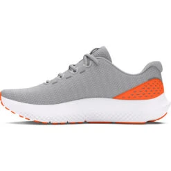 'Under Armour' Men's Charged Surge 4 - Mod Grey / White / Team Orange -Travs Outfitter Store s7.3027000 104 A