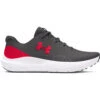 'Under Armour' Men's Charged Surge 4 - Castlerock / Red
