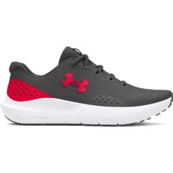 'Under Armour' Men's Charged Surge 4 - Castlerock / Red