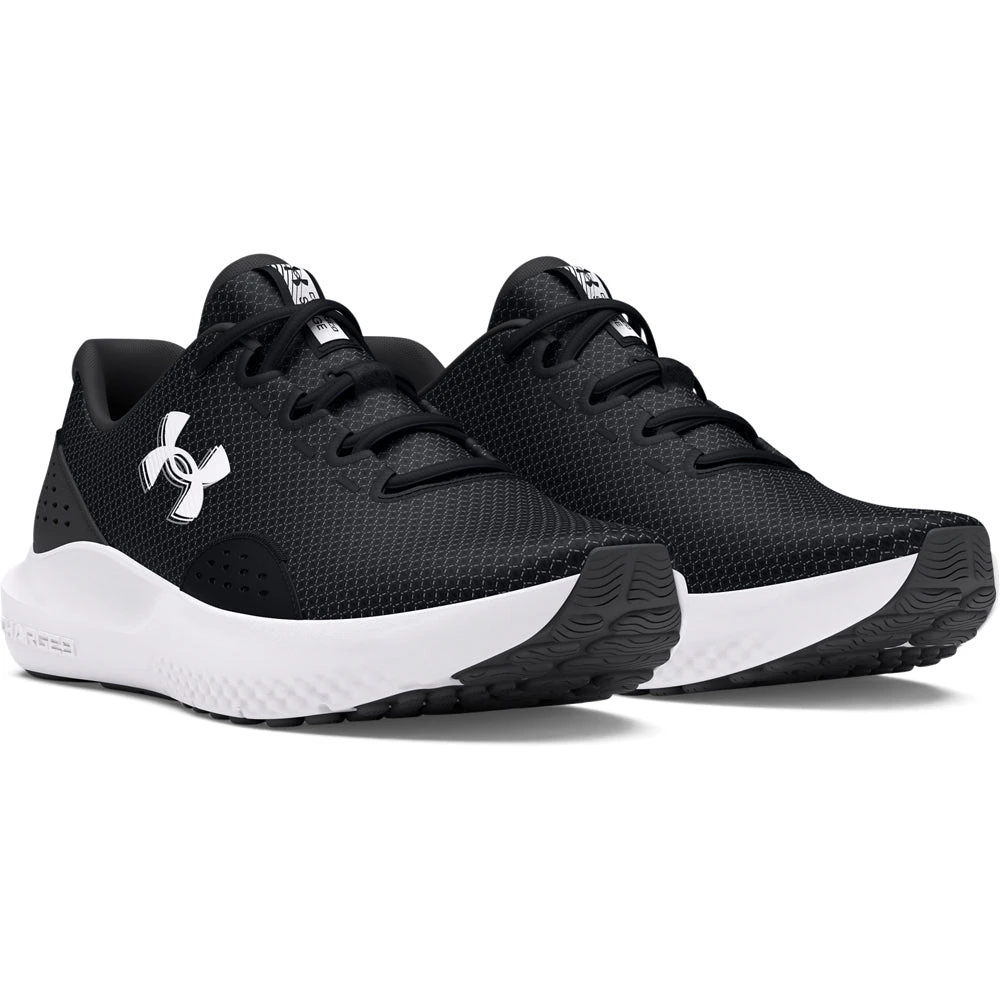 'Under Armour' Women's Charged Surge 4 - Black / Anthracite / White 3 'Under Armour' Women's Charged Surge 4 - Black / Anthracite / White - Image 3