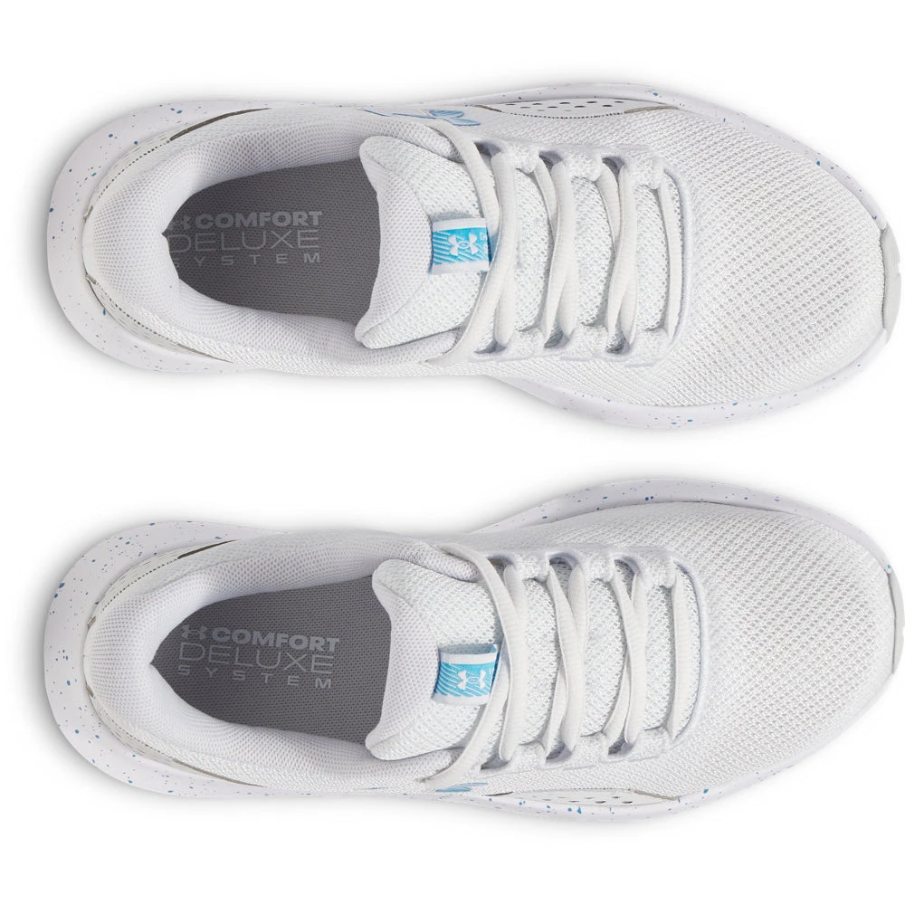 'Under Armour' Women's Charged Surge 4 - Distant Grey / Halo Grey / Ether Blue 3 'Under Armour' Women's Charged Surge 4 - Distant Grey / Halo Grey / Ether Blue - Image 3