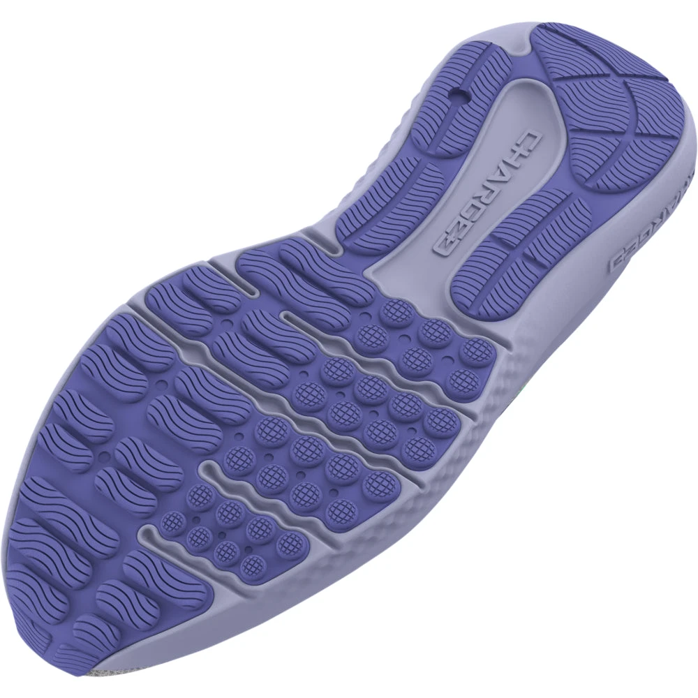 'Under Armour' Women's Charged Surge 4 - Halo Grey / Celeste / Starlight 3 'Under Armour' Women's Charged Surge 4 - Halo Grey / Celeste / Starlight - Image 3