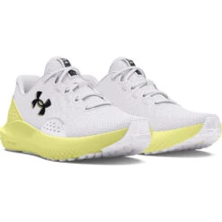 'Under Armour' Women's Charged Surge 4 - White / Sonic Yellow -Travs Outfitter Store s7.3027007 102 PAIR