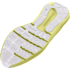 'Under Armour' Women's Charged Surge 4 - White / Sonic Yellow -Travs Outfitter Store s7.3027007 102 SOLE