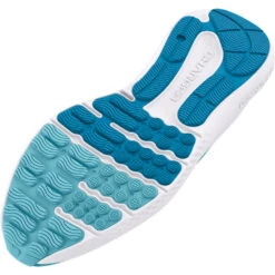 'Under Armour' Women's Charged Surge 4 - Sky Blue / Capri / White -Travs Outfitter Store s7.3027007 400 SOLE