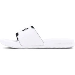 'Under Armour' Men's Ignite Select Slide Sandal - White / White / Black -Travs Outfitter Store s7.3027219 100 DETAIL4