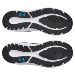 'Under Armour' Men's Pursuit 4 Running - Black / Electric Blue -Travs Outfitter Store s7.3028254 003 SOLE