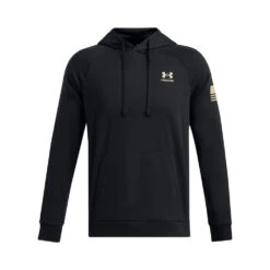 'Under Armour' Men's Freedom FLag Hoodie - Black