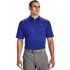 'Under Armour' Men's Tech Polo - Royal Blue