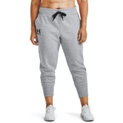 'Under Armour' Women's Rival Fleece Joggers - Steel Medium Heather (ext. Sizes)