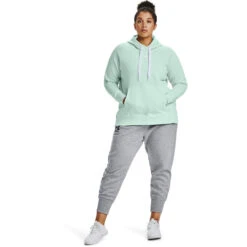 'Under Armour' Women's Rival Fleece Joggers - Steel Medium Heather (ext. Sizes) -Travs Outfitter Store s7.V5 1357035 035 FSF