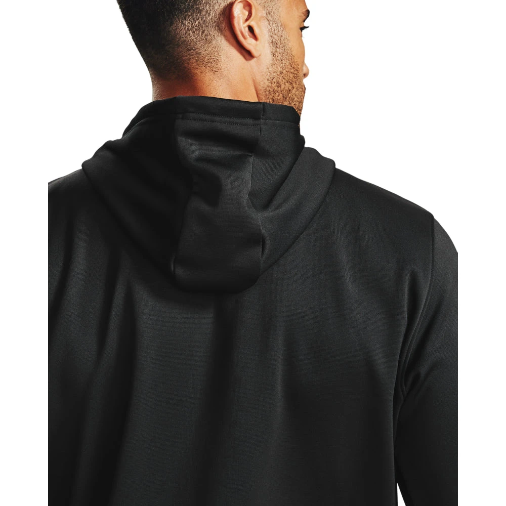 'Under Armour' Men's Armour Fleece® Big Logo Hoodie - Black / Pitch Gray 2 'Under Armour' Men's Armour Fleece® Big Logo Hoodie - Black / Pitch Gray - Image 2