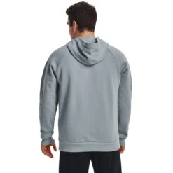 'Under Armour' Men's Rival Fleece Big Logo Hoodie - Harbor Blue -Travs Outfitter Store s7.V5 1357093 465 BC