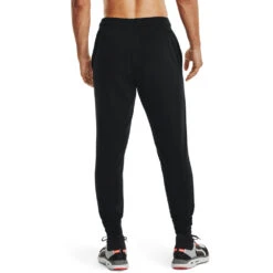 'Under Armour' Men's Rival Terry Joggers - Black -Travs Outfitter Store s7.V5 1361642 001 BC