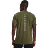 'Under Armour' Men's New Freedom Spine T-Shirt - Marine OD Green