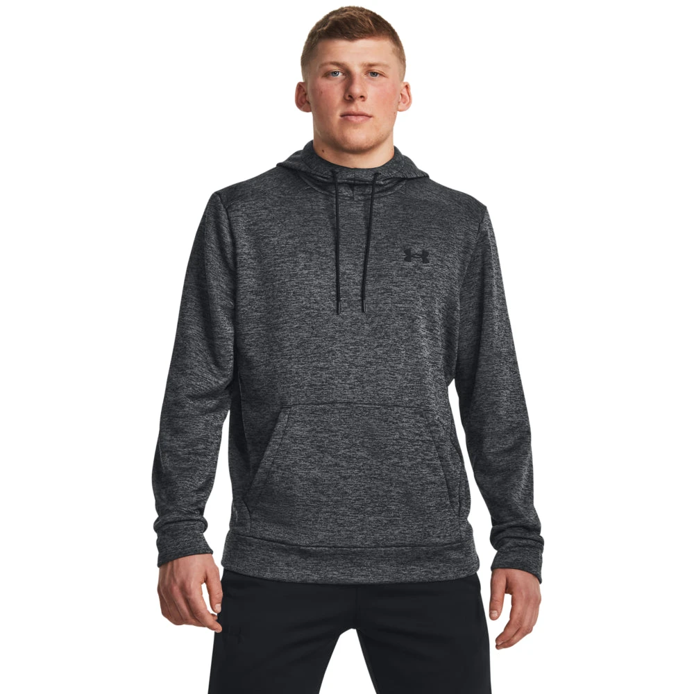 'Under Armour' Men's Armour Fleece Twist Hoodie - Black / Black 1 'Under Armour' Men's Armour Fleece Twist Hoodie - Black / Black