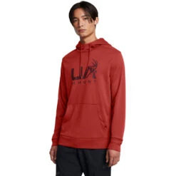 'Under Armour' Men's Armour Fleece Hunt Logo - Earthen Orange