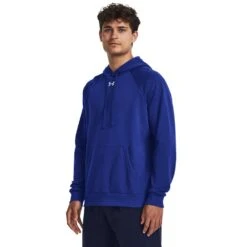 'Under Armour' Men's Rival Fleece Hoodie - Royal