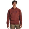 'Under Armour' Men's UA Rival Fleece Antler Hoodie - Cinna Red / Dark MaroonRIVAL ANTLER HOODIE - 1380258 688