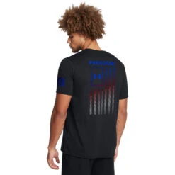'Under Armour' Men's Freedom Flag Gradien - Black -Travs Outfitter Store s7.V5 1382973 002 BC