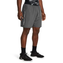 'Under Armour' Men's Tech Woven Wordmark Shorts - Castlerock