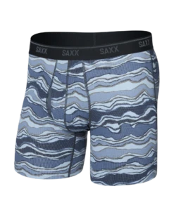 'Saxx' Men's Quest Quickdry Boxer Briefs - Lake River Multi