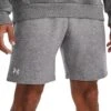 'Under Armour' Men's Rival Fleece Shorts - Light Heather Grey